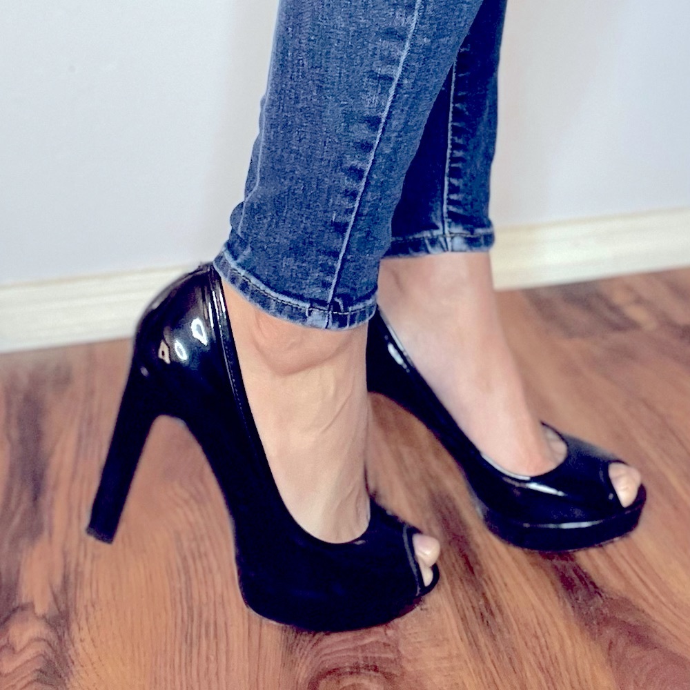 Coach Peep Toe Heels